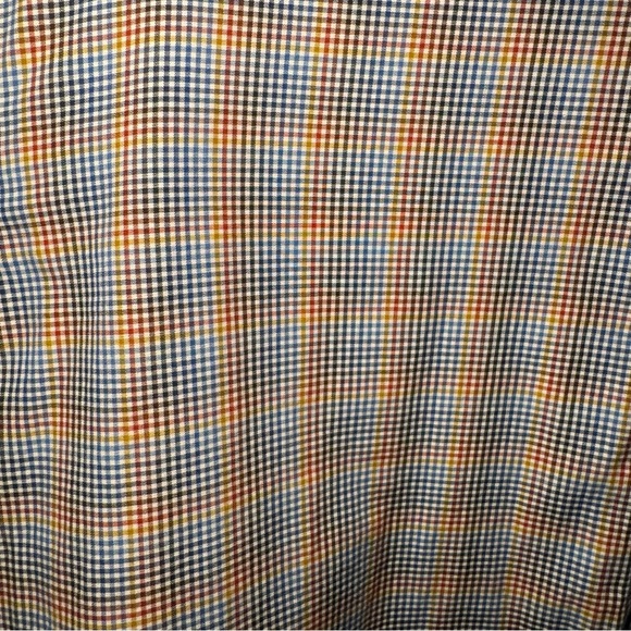 Bugatchi Men's Size Large Shaped Fit Button Front Shirt Multicolor Plaid - Picture 2 of 7